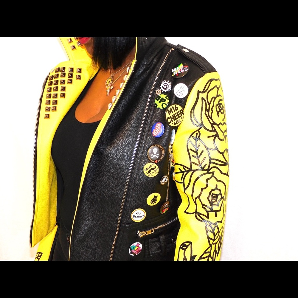 Moto Faux Leather Jacket